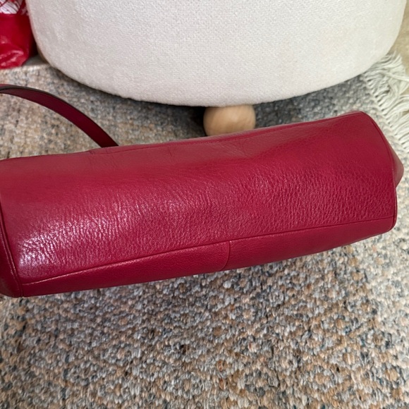 Tas Coach Carrie red leather handbag - Picture 4 of 8